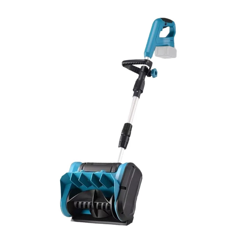 Lithium battery hand-pushed snow blower, home snow removal tool, rechargeable wireless road greenhouse snow removal