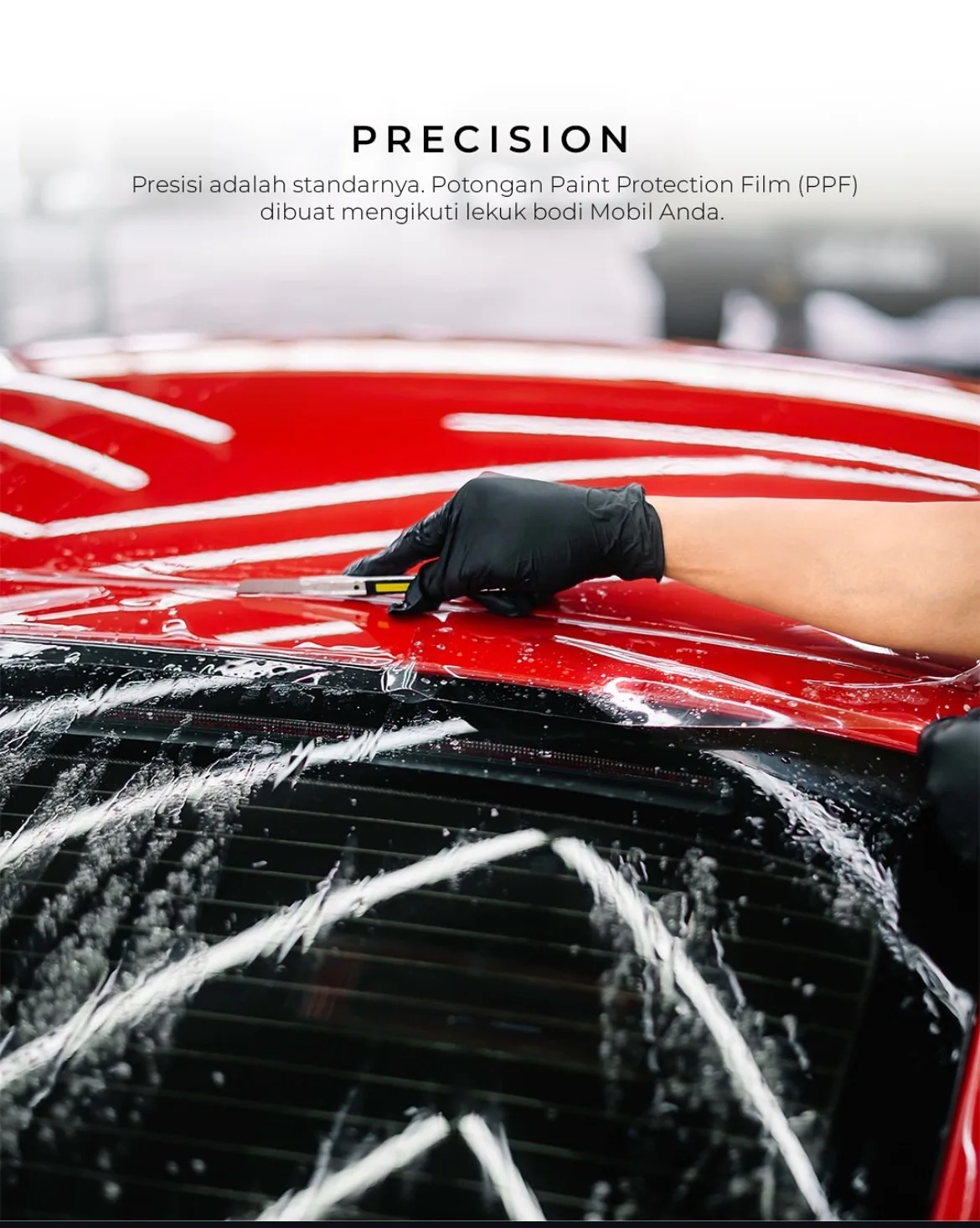 لامعة شفافة 8.5MIL TPU PPF سيارة التفاف الطلاء طبقة حماية غير مرئية مقاومة للخدش المضادة للاصفرار