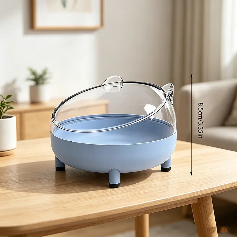 Vollständig Transparentes Hamster-Badezimmer Kleintier-Sandkasten Urinbecken Badesand-Raum Spielzeug-Zubehör für Hamster und Andere Kleintiere