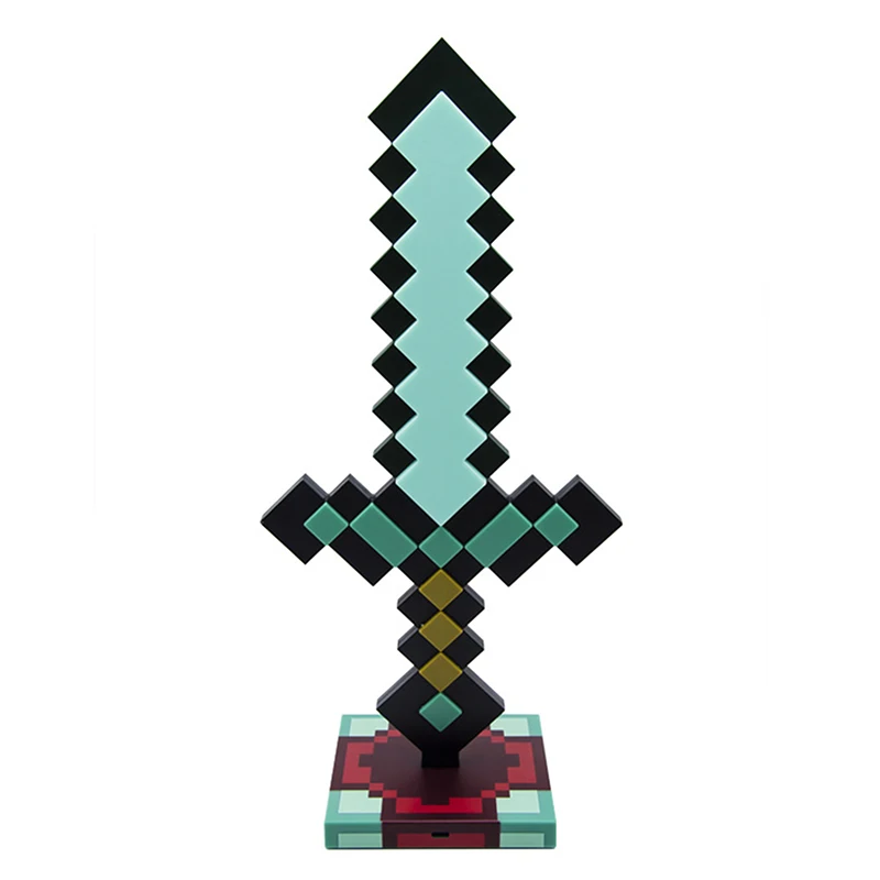 

New Diamond Sword Night Light Ornament Color Changing Sword Game Accessories Gift Toy Model Desk Lamp Decoration