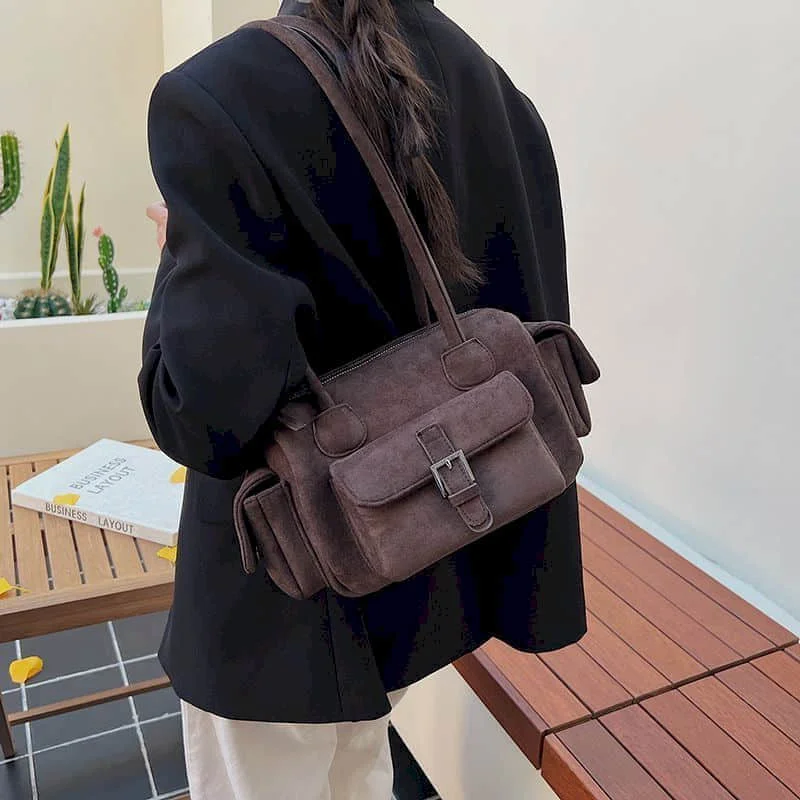 

Матовые сумки-тоут, многоразовые водонепроницаемые сумки на плечо, повседневные однотонные дизайнерские студенческие сумки большой емкости в японском стиле для женщин