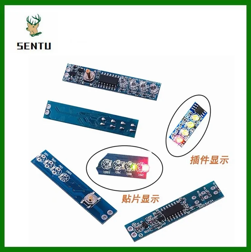 1S~5S 12V 18650 Li-ion Lithium Battery Charger Capacity Indicator LED Display Board Power Level Indicator BMS Protection Board