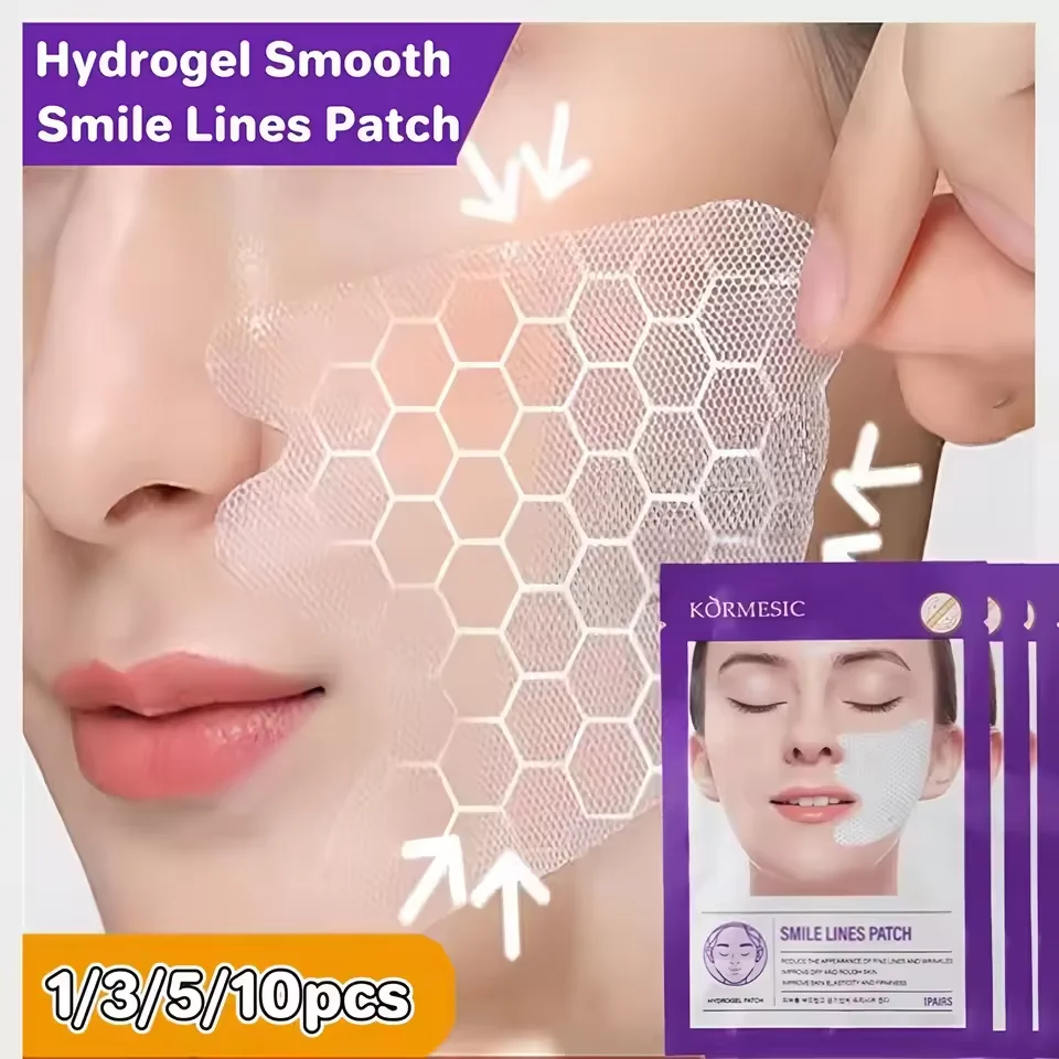 

Hydrogel Smile Lines Patch Reduce Fne Lines Lifting Sagging Improve Dry Rough Smooth Enhance Skin Elasticity Moisturizing Care