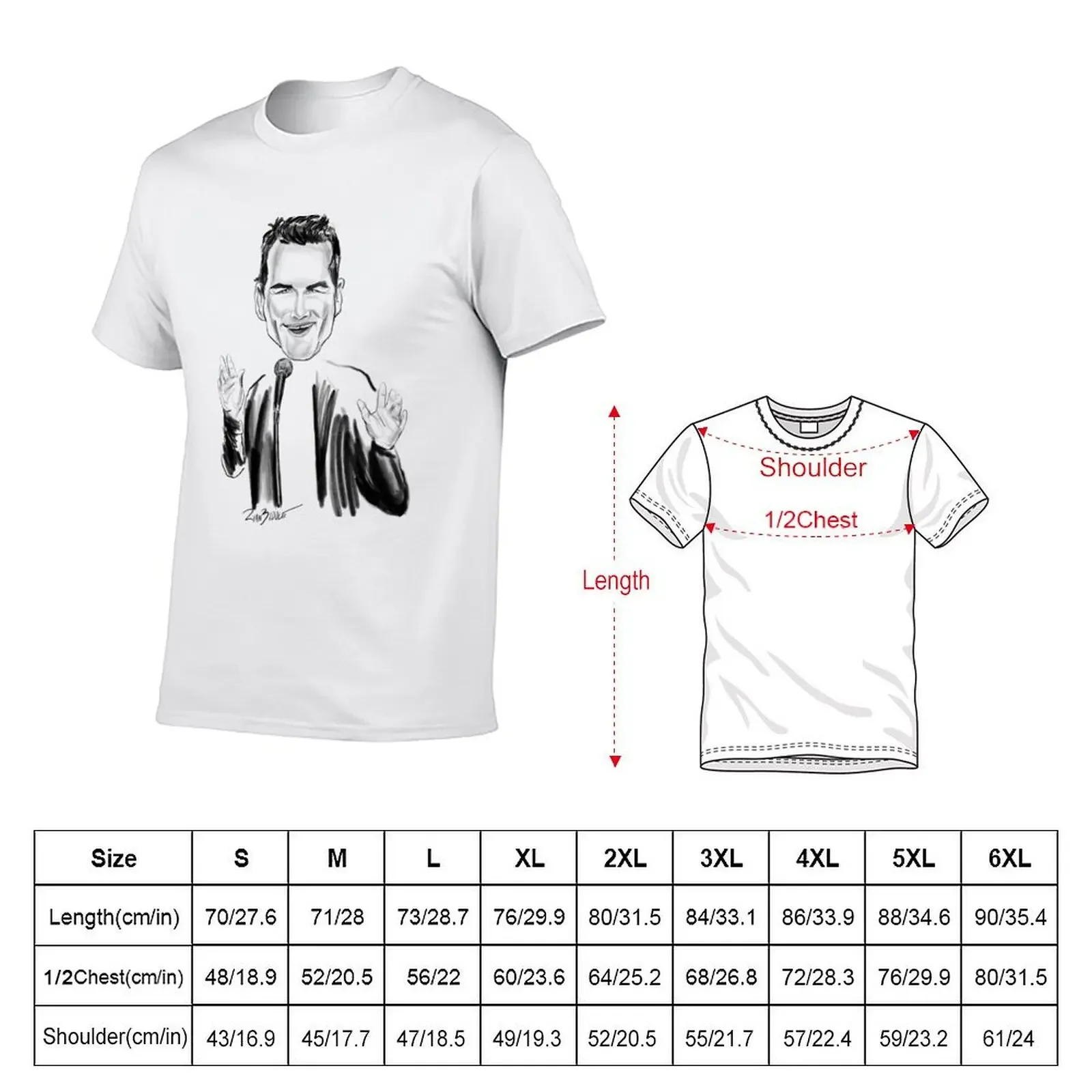 Norm and microphone. T-Shirt vintage graphic tee summer tops heavyweights funny t shirts men