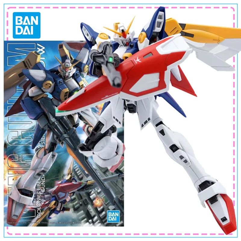 

Original Bandai MG 1/100 XXXG-01W Wing Gundam Gunpla Genuine Gundam Model Kit Action Figures Assembly Model Figure Toys for Boys