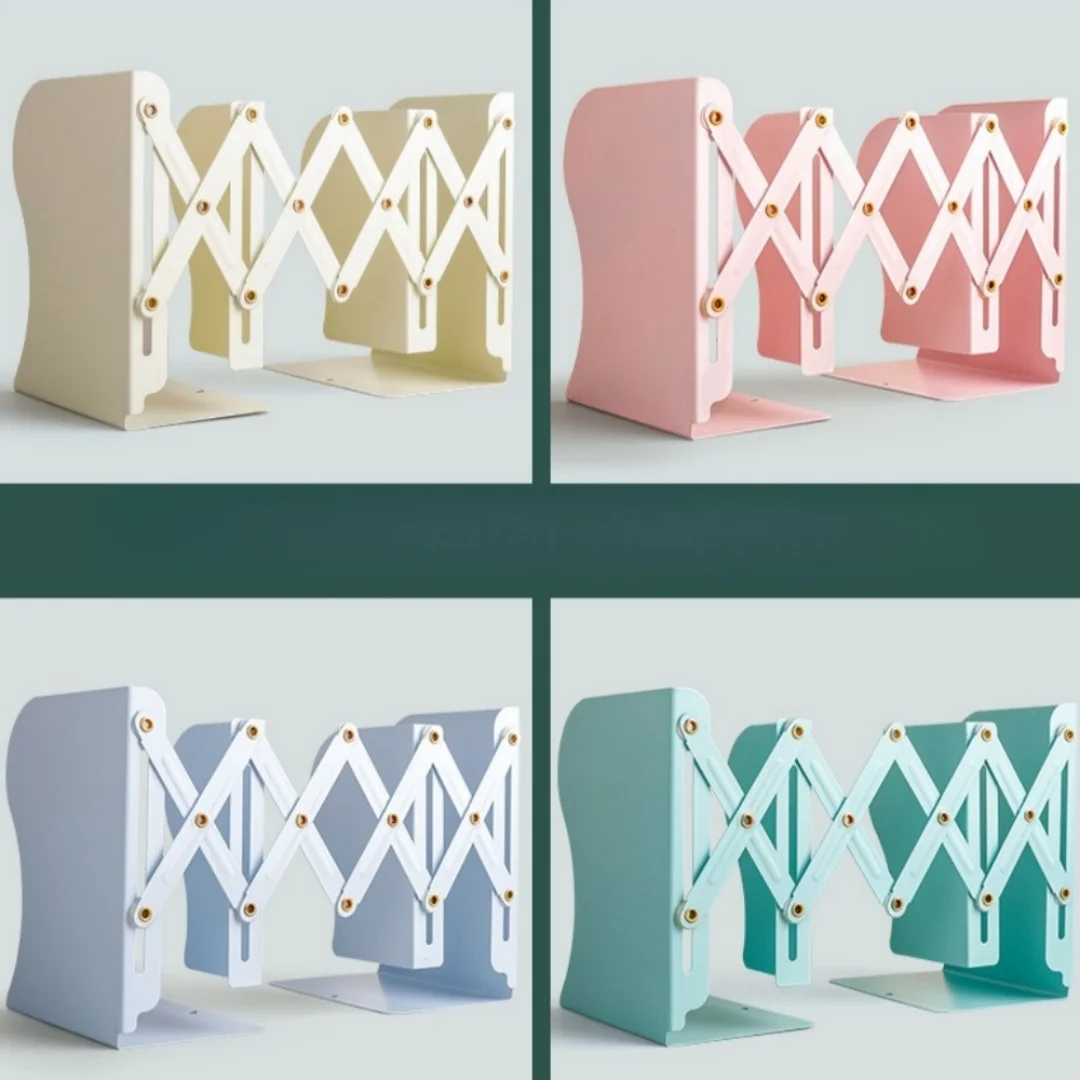 Extendable Bookshelf For Office Documents Student Book Storage Desktop Bookshelf Multi Color Four Grid Bookshelf For Students