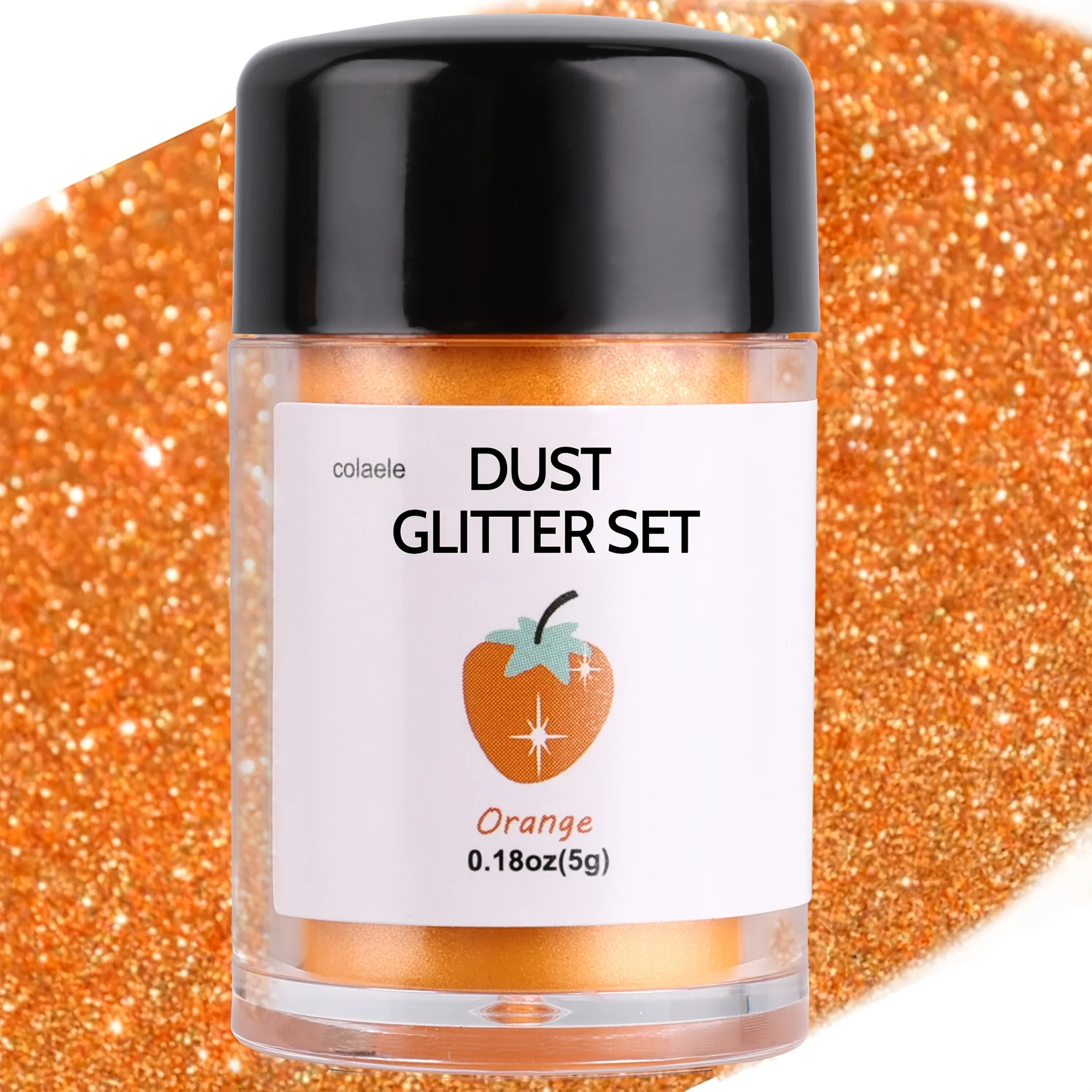 Mehrfarbiger Staubglitter, DIY-Bastelpailletten, Dekorativer Glitzerpuder für Backwaren, Geburtstagsgeschenk, Dekorativer Glitzer – Detail 8