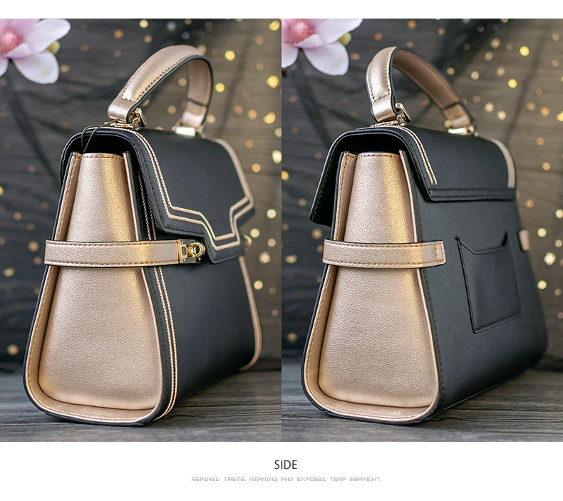 Foxer Kommut Damen Mid Handtasche Damen stilvolle Umhängetasche Hochleistungs-Umhängetasche Split Leder Luxus klappe Umhängetasche – Detail 18