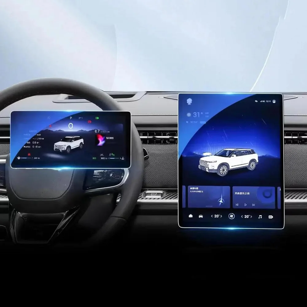 شاشة أداة ملاحة GPS للسيارة مقاس 14.8 بوصة لشيري Jaecoo J7 2023-2025 طبقة حماية مقاومة للخدش من الزجاج المقسى