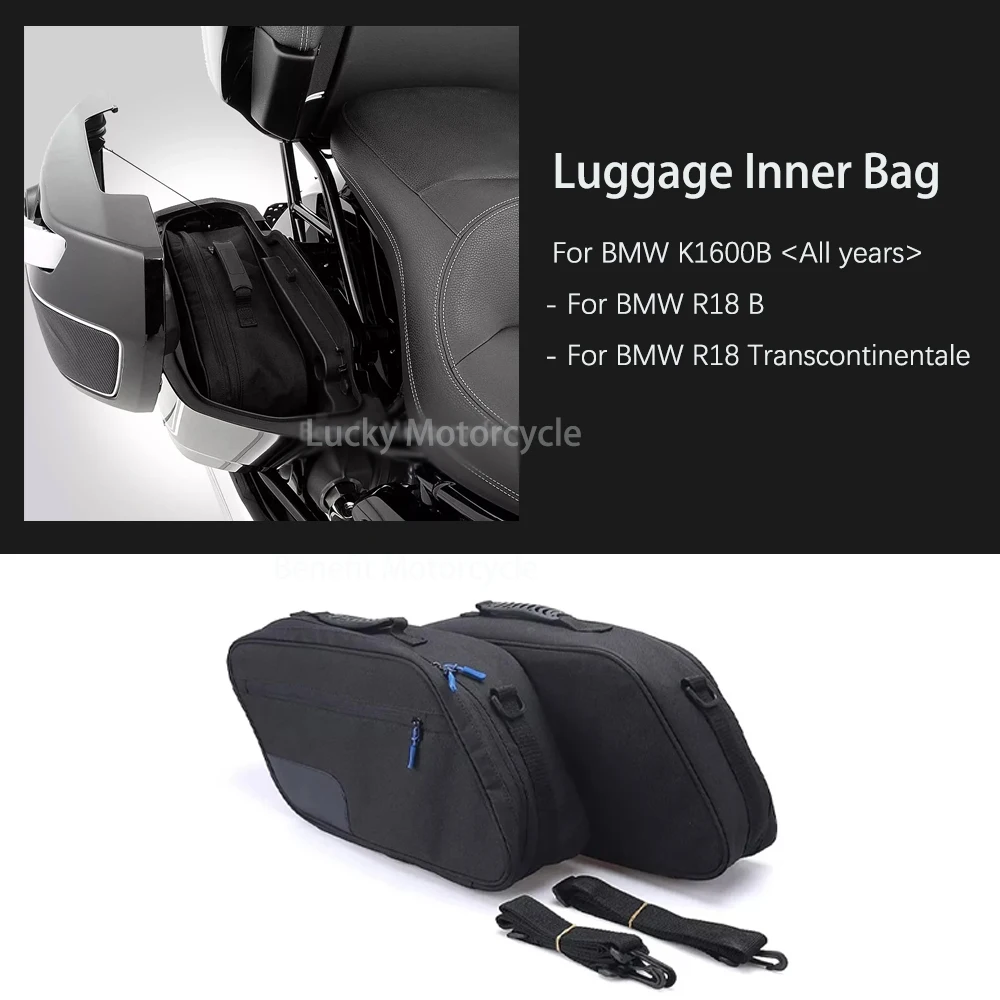 Motorcycle Waterproof Saddle Bag side luggage bags saddle lining bags For BMW R18 B R 18 Transcontinental K1600B K 1600 B New