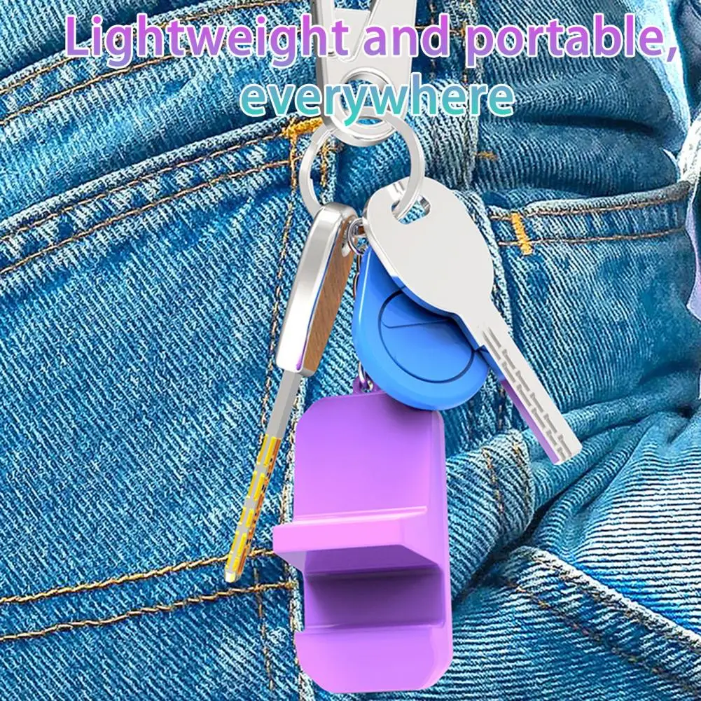 Mini Phone Stand Portable Mobile Phone Holder with Keyring Cellphone Stand Desktop Tablet Holder Table Bracket Phone Accessories