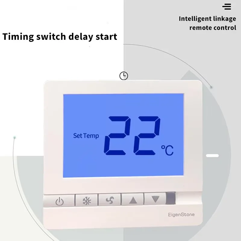 Aqara S2 Thermostat Central Air Conditioning Controller Floor Heating Controller Panel Smart Home Work For Mijia Mi Home APP