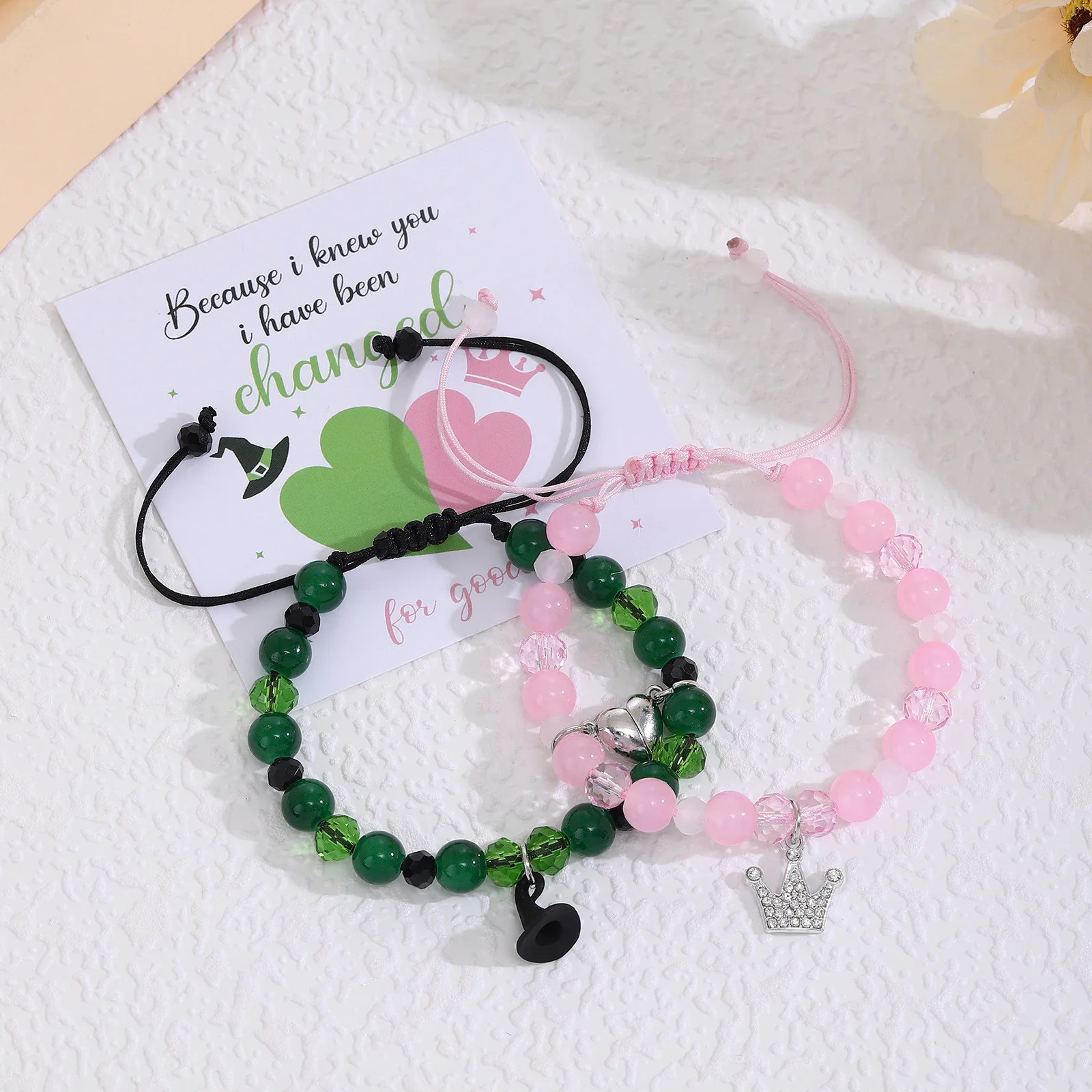 Neues Design Magic Stick Hut Krone passende Armbänder für Frauen Mode handgefertigte Perlenarmbänder BFF Freundschaftsschmuck Geschenke – Detail 4