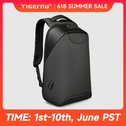 Tigernu Anti Theft Backpacks For Men For Women No Key TSA Lock Backpack 15.6inch Laptop Backpack Schoolbag For Teenager Knapsack