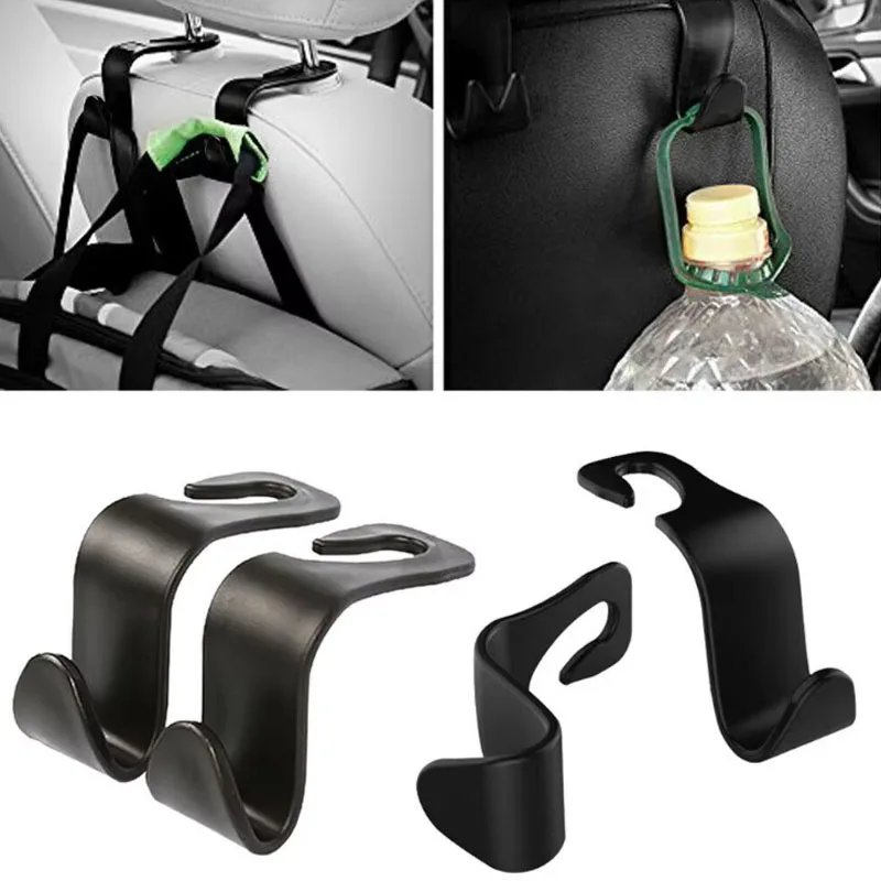 1/2/4Pcs Car Accessories Seat Back Hooks for Hyundai Creta Tucson BMW X5 E53 VW Golf 4 7 5 Tiguan Kia Sportage R KX5 Toyota