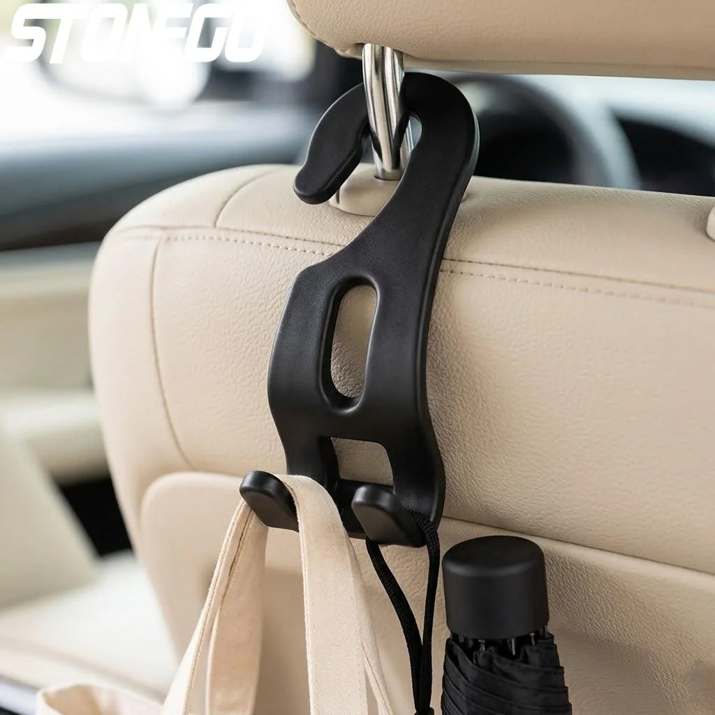 Crochets de rangement durables pour appuie-tête de voiture, pour sacs à main, sacs de courses, accessoires de véhicule, faciles à utiliser