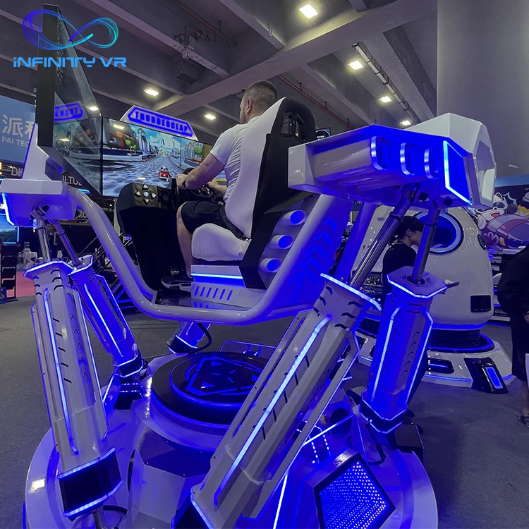 Earn Money 3 Screens 6 Dof Racing Seat Simulator Motion Car Gaming Chair Driving Simulator Coin Operated Games For Sale