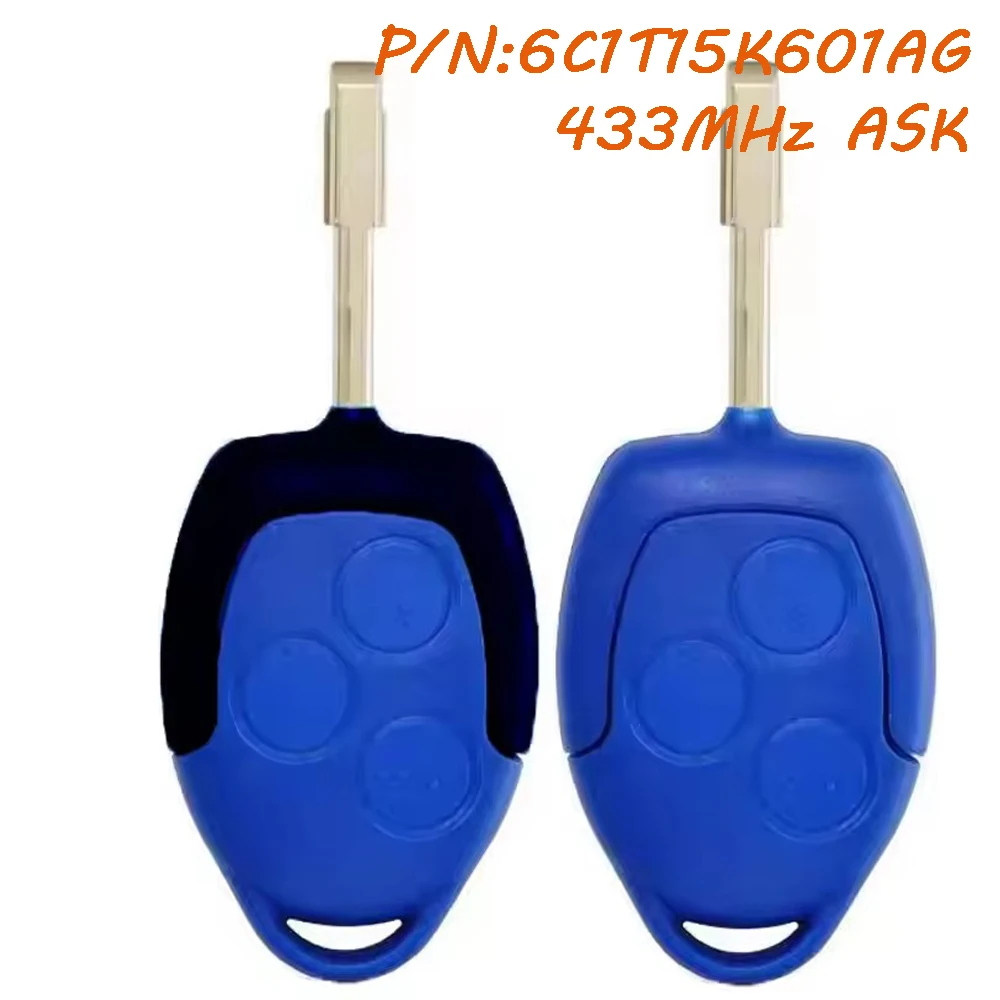 

Плата KYDZ 6C1T15K601AG, дистанционный брелок для Ford Transit WM VM 2006-2010 2011 2012 2013 2014 2015 2016 4D63 433 МГц ASK 1721051