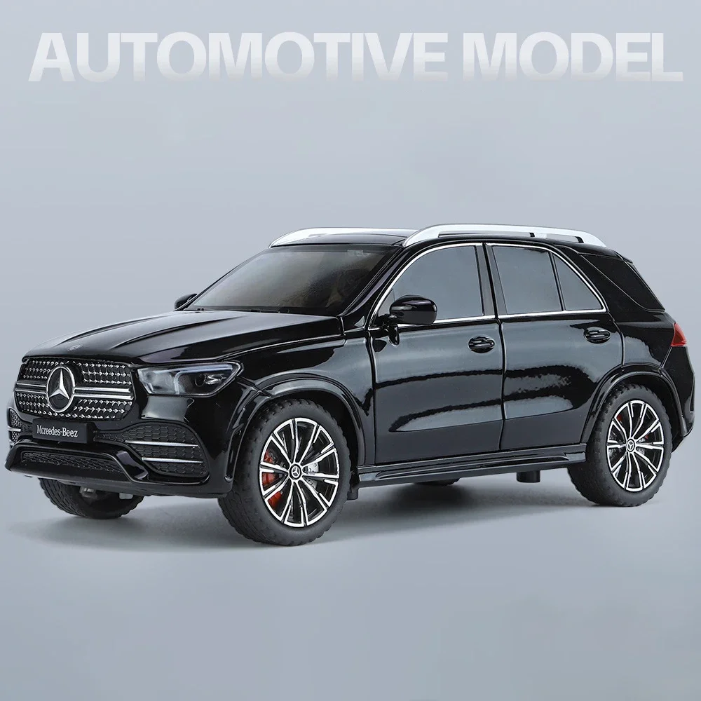 

WELLY 1:24 Benz GLE350 GLE SUV Alloy Car Diecasts & Toy Vehicles Car Model Sound and light Pull back Car Toys For Kids Gifts