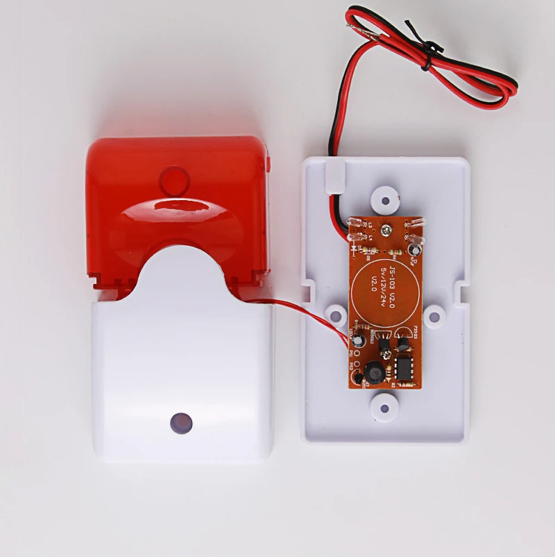 110 DB Flash LED Strobe Light Wired Siren 12V/ 5V /24V/220V Work For Wifi GSM PSTN Home Security Voice Burglar Alarm System