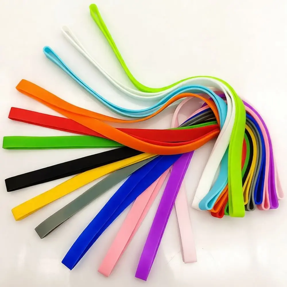 High Elastic Silicone Straps Durable Stretching Bands For Beach Chair Towels Camping Gear Organizer Home Cable Fixing Tool