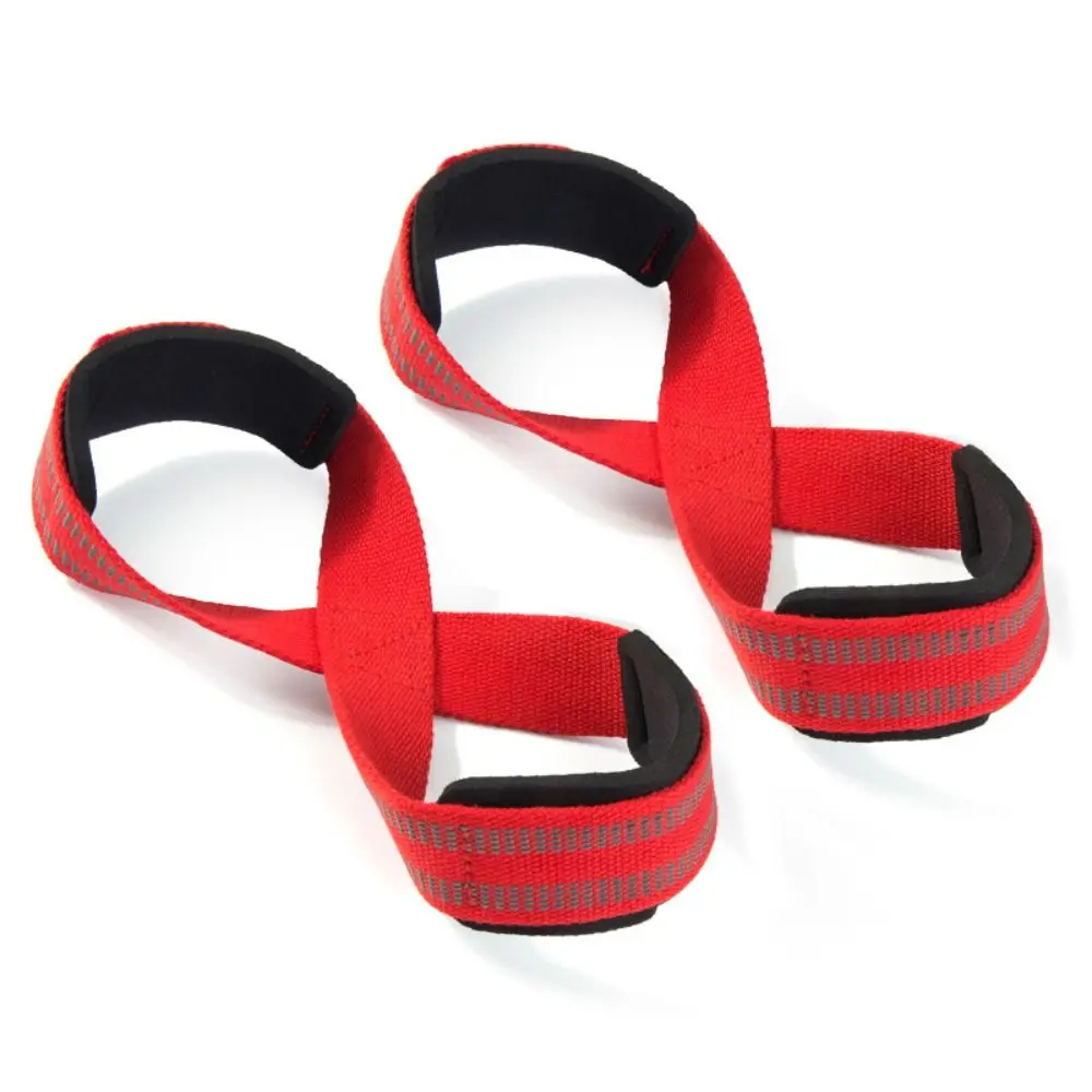 

Fitness Resistance Band Weightlifting Assist Belt Weight Lifting Wrist Straps 8-shaped Booster Belt Deadlift Wrist Straps
