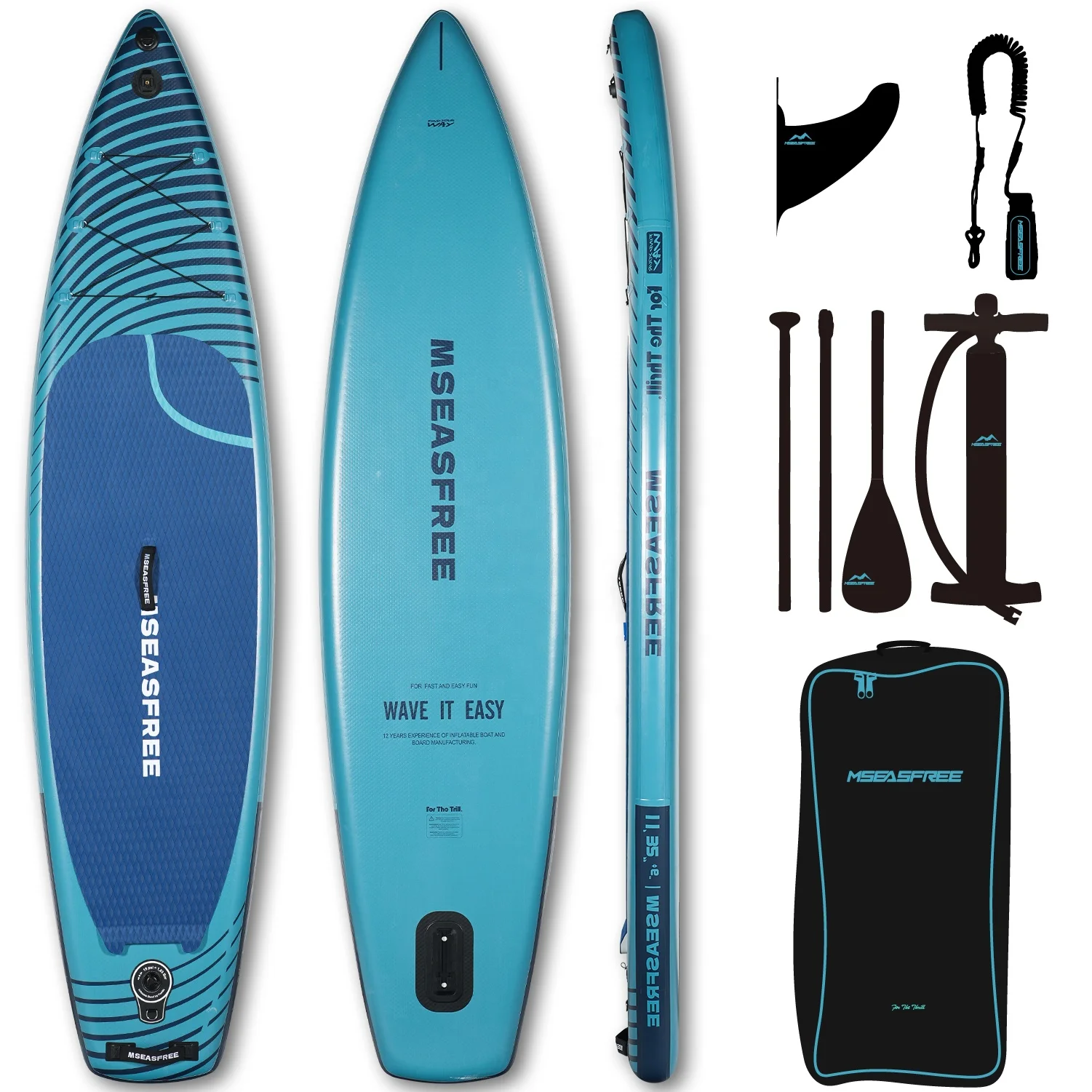 Картина 3: Оптовая продажа с фабрики OEM педаль доска sup Paddle Board надувная деревянная доска для весла