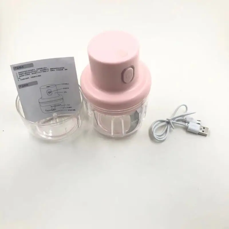 Small Electric Processors Electric Garlic Cutter Practical Kitchen Tool Electric Vegetable Cutter for Kitchen Use