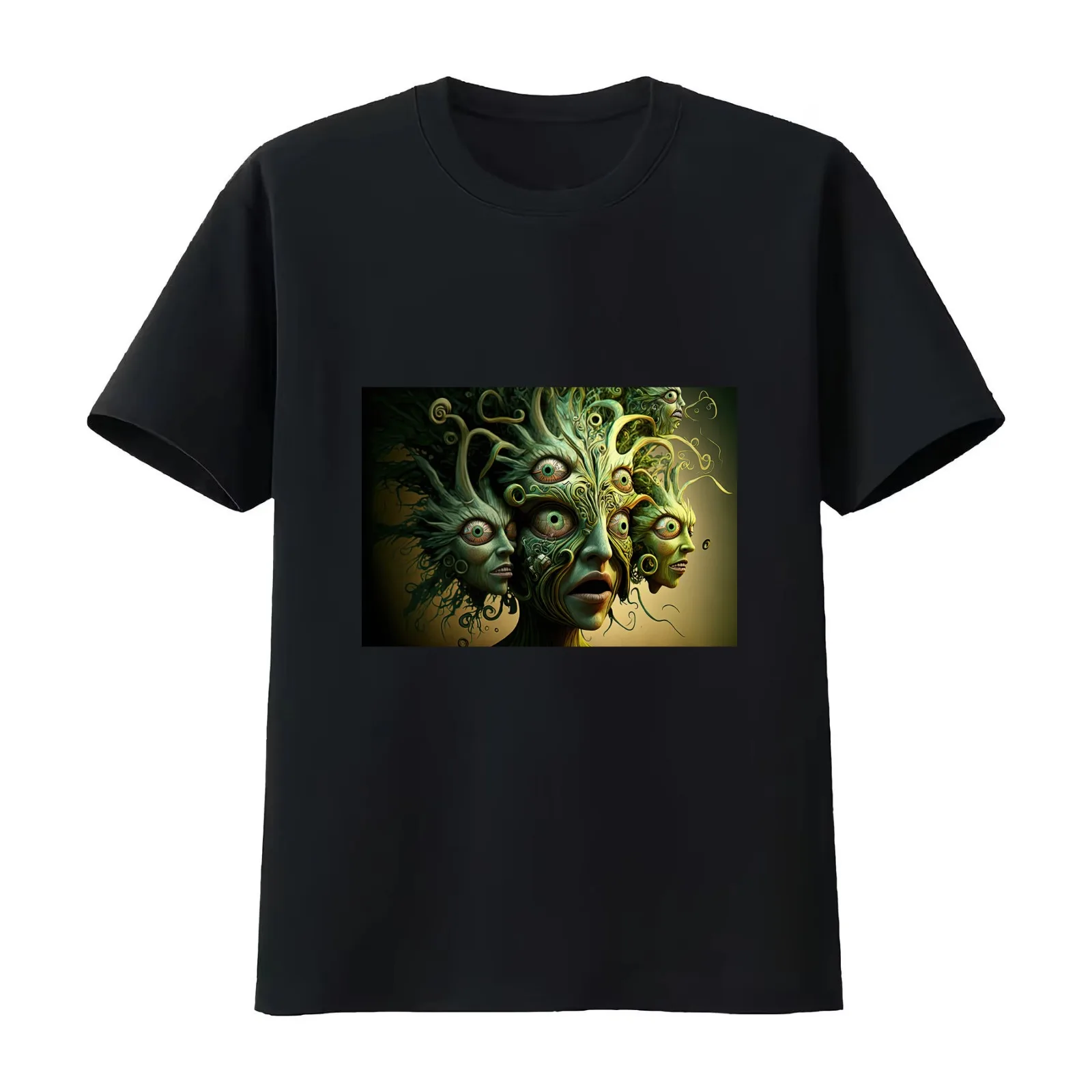 Female Monster creature cute and lovely T-Shirt Summer Casual Cotton Tee Oversized Streetwear Tops Vintage Graphic Print
