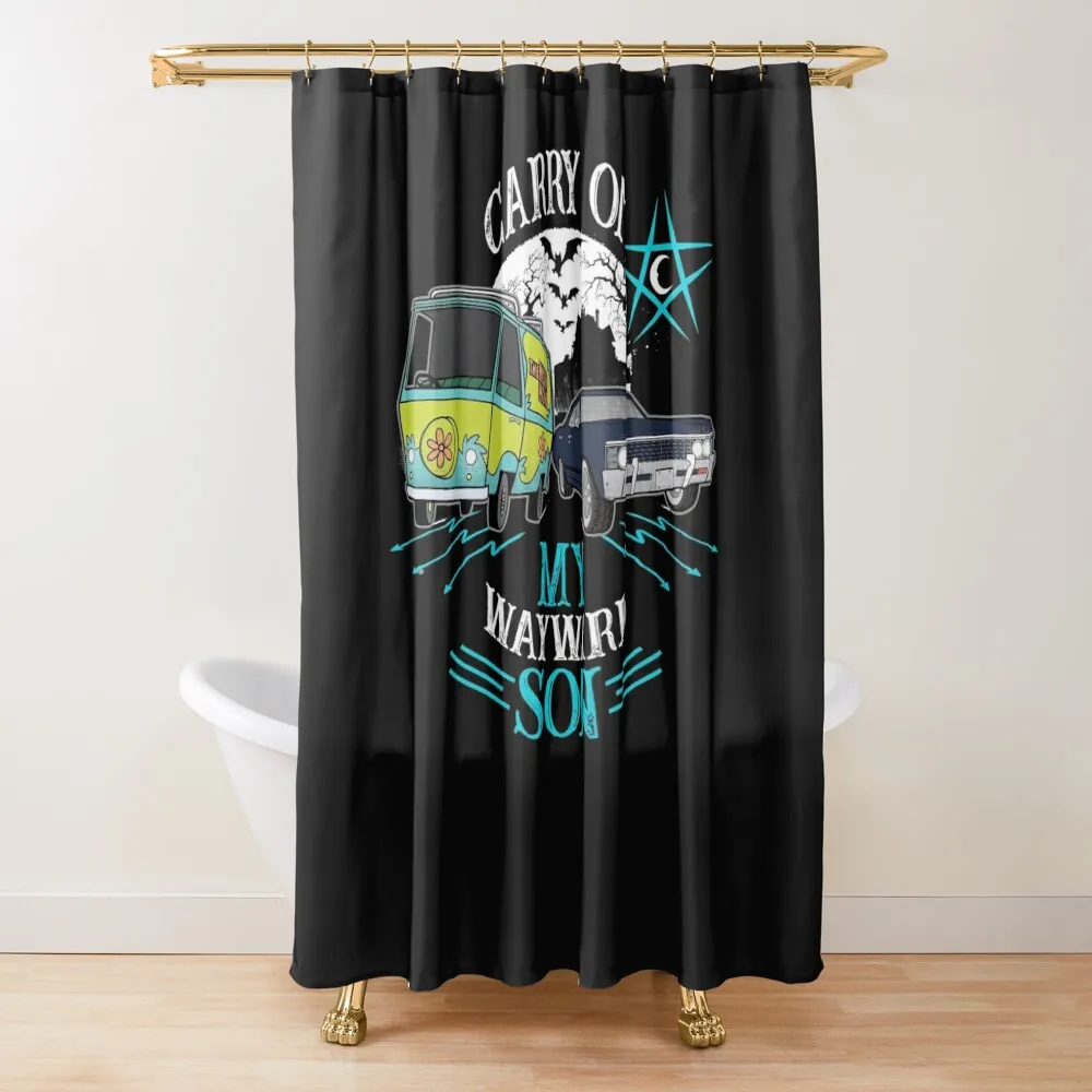 Supernatural Carry On My Wayward Son , Supernatural , Supernatural Winchester Shower Curtain For Bathroom Shower Curtain