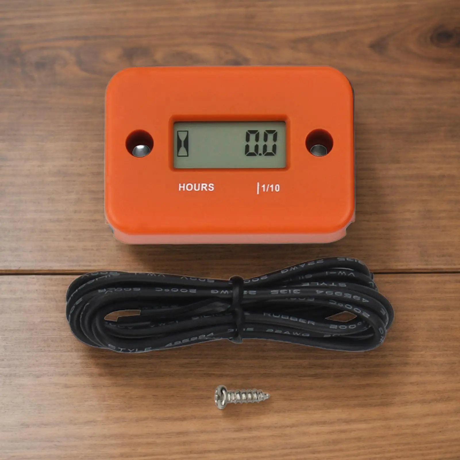 LCD Tiny Tach Tachometer Motorcycle Tach Hour Meter Tachometer Motorcycle Accessories for Lawn Mower Snowmobile