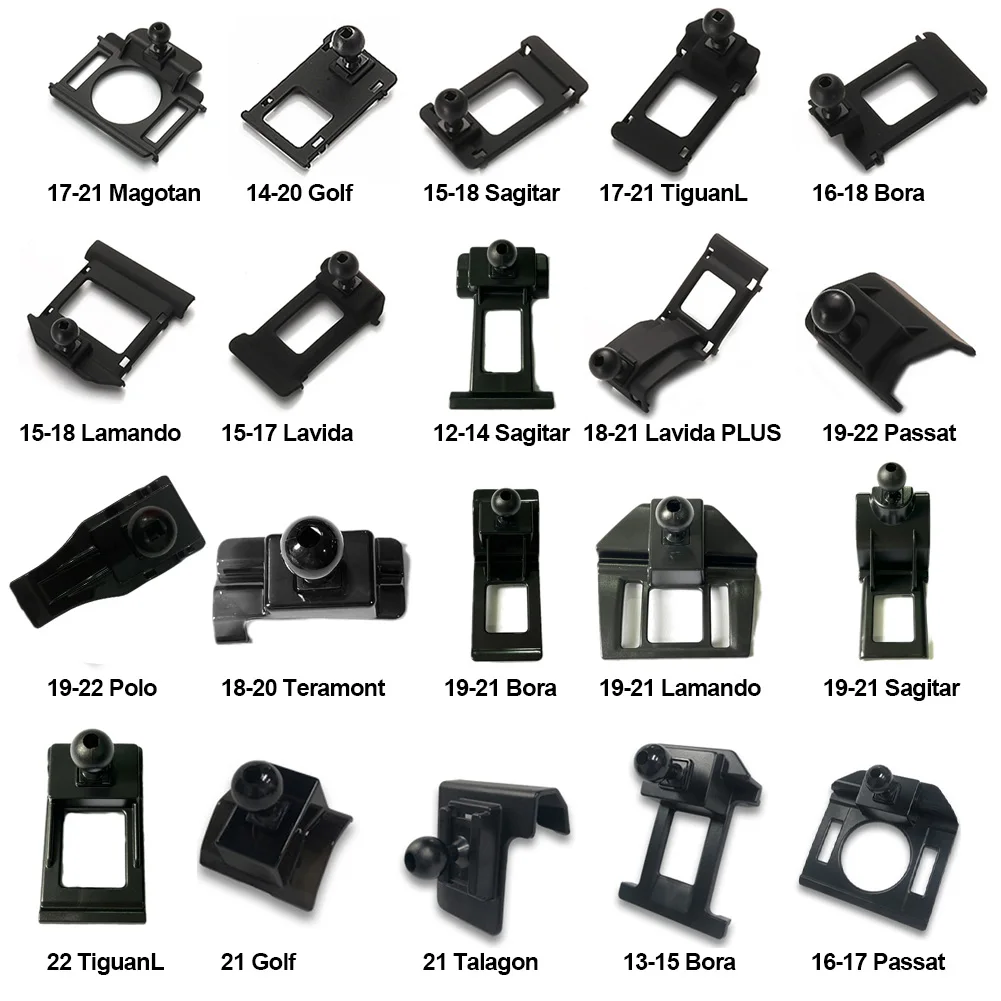حامل جوّال بلاستيكي للسيارة مشبك حامل قاعدة خاصة ل Volkswagen VW Golf 6 7 8 POLO PLUS TCROSS Tiguan L X Passat Touran L #6