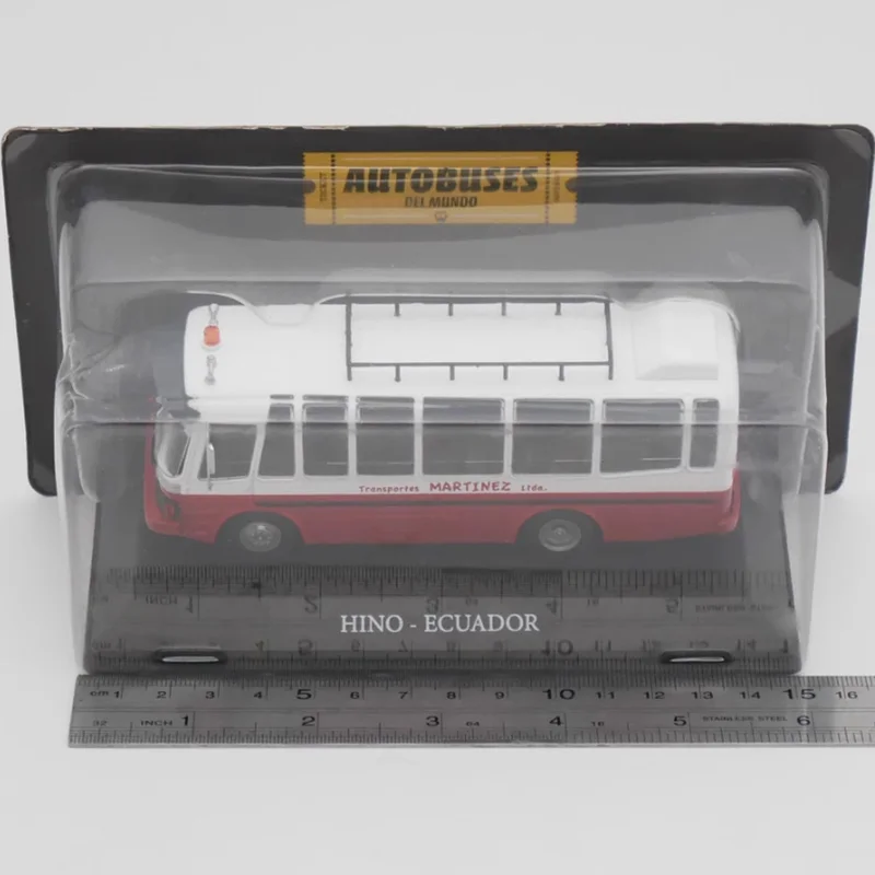 

Diecast 1:72 Scale IXO Hino Ecuador Bus Alloy Retro Car Model Finished Product Simulation Toy Collection Gift Static Model