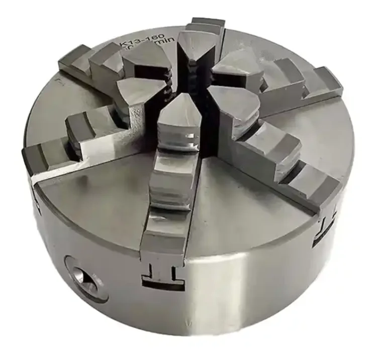 160mm Six Jaw Self-Centering Lathe Chuck Hardened Steel for Mini Lathe for Clamping with Durable Alloy and Steel Material