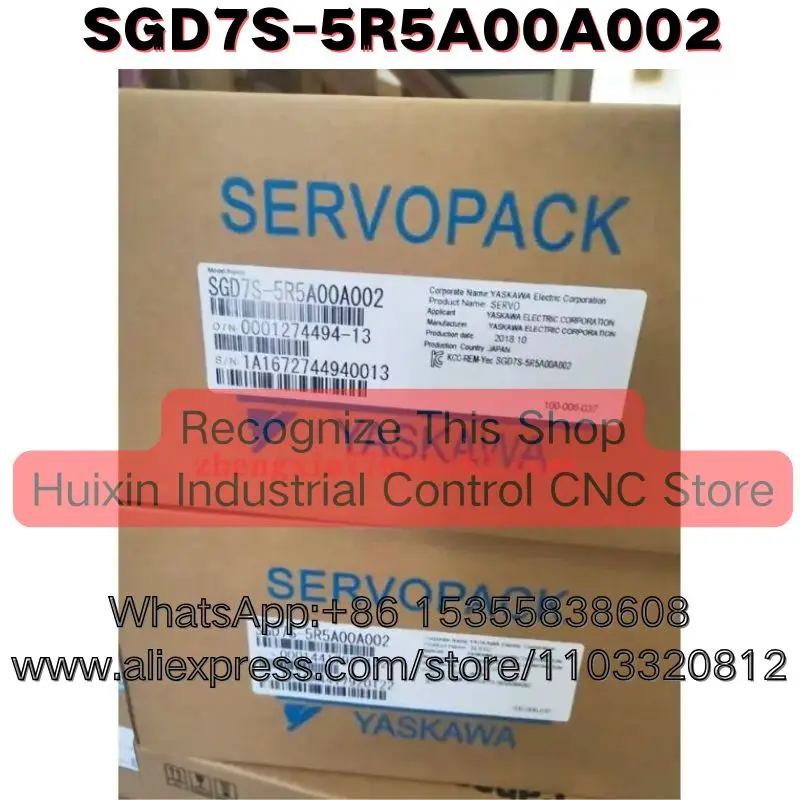 

SGD7S-5R5A00A002 Brand New Original Servo Drive Expedited Delivery