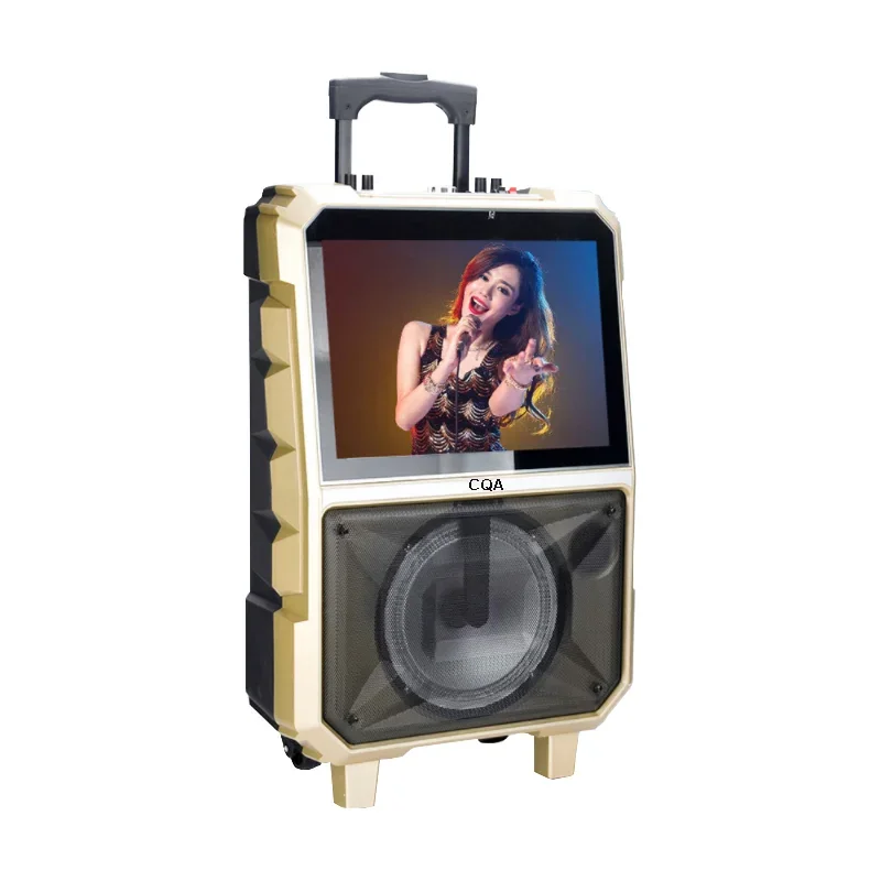 

8 Inch Hot Selling Touch Android Wifi Screen Multi-function Karaoke Dancing Video Speaker Trolley Support Dj Trolley Speaker