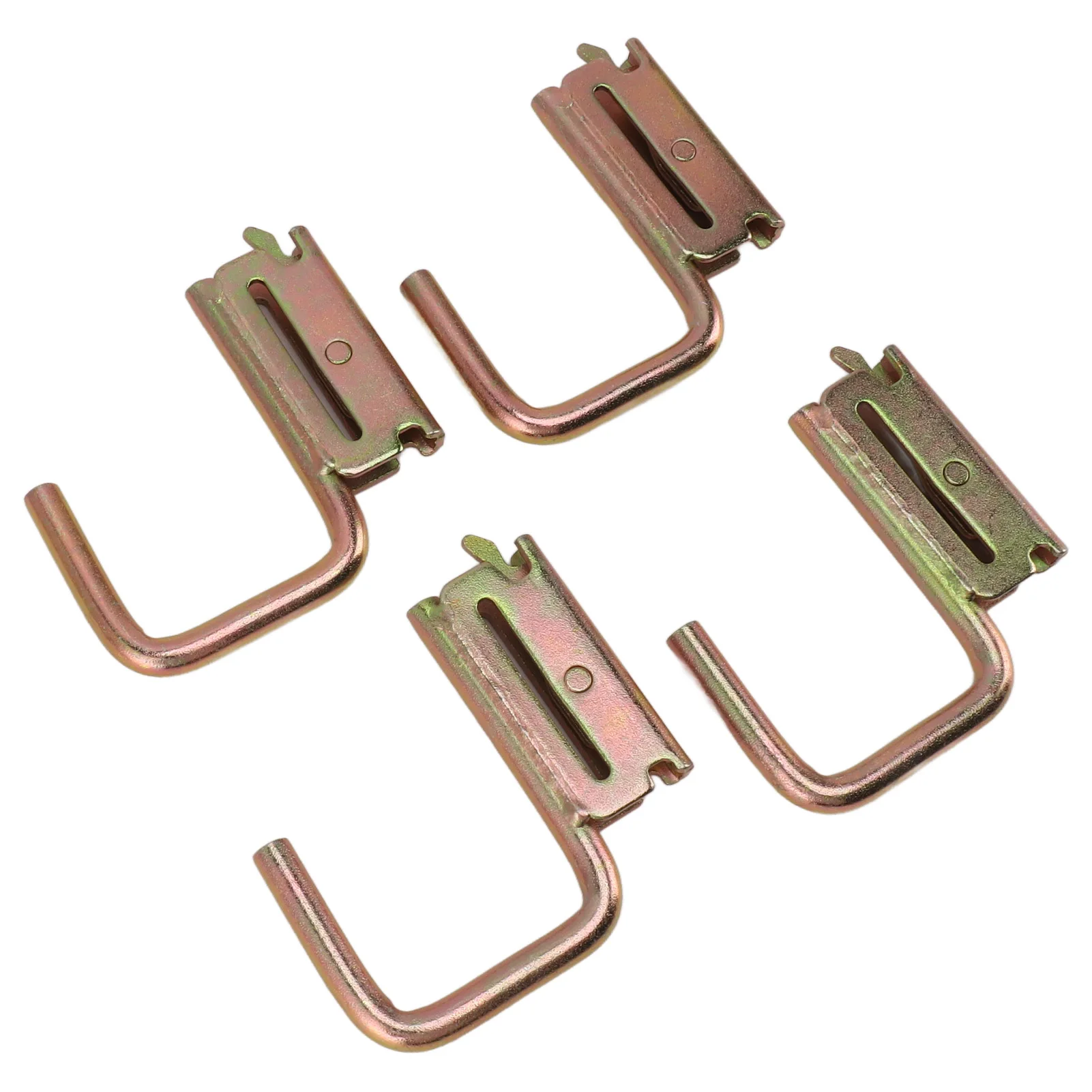 4pcs E Track Hooks Maximum Load 1200 Pounds E Track J Hook Accessories for Rv Marine Bedroom Pickup Truck