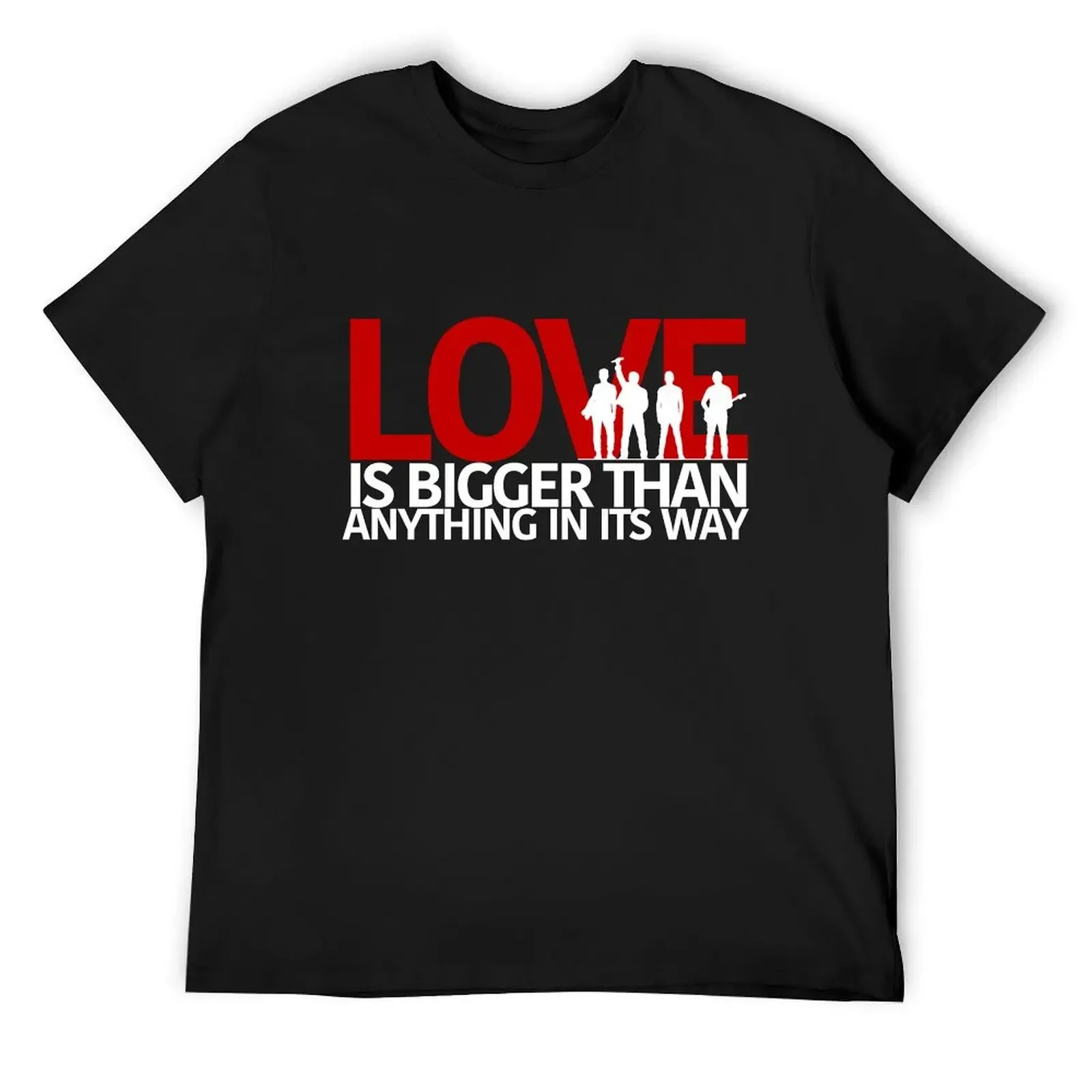 

U2 Love Is Bigger Than Anything In Its Way T-Shirt tops valentines boutique clothes kawaii clothes t shirt for men