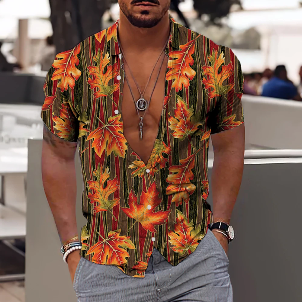 2022 Hawaiian Tropical Shirts For Men 3d Beach Holiday Short Sleeve Summer Oversized Tops Tee Shirt Man Floral Blouse 5xl Camisa