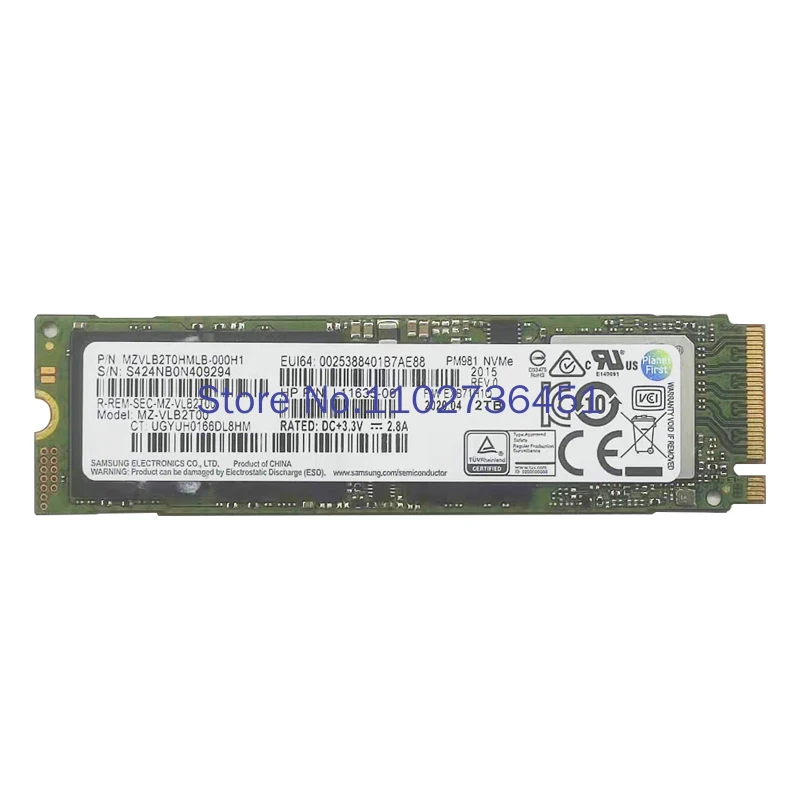 PM981 2T M.2 2280 NVME Desktop Laptop SSD Solid State Drive