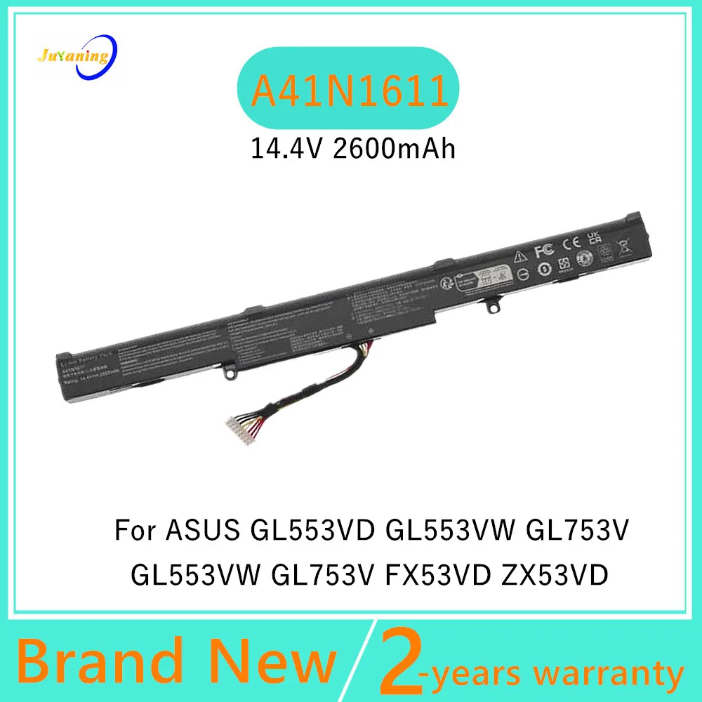 A41N1611 Laptop Battery For Asus GL553VD GL553VW GL753V FX53VD ZX53VD A41LK9H A41LP4Q A41LK5H OB110-00470000