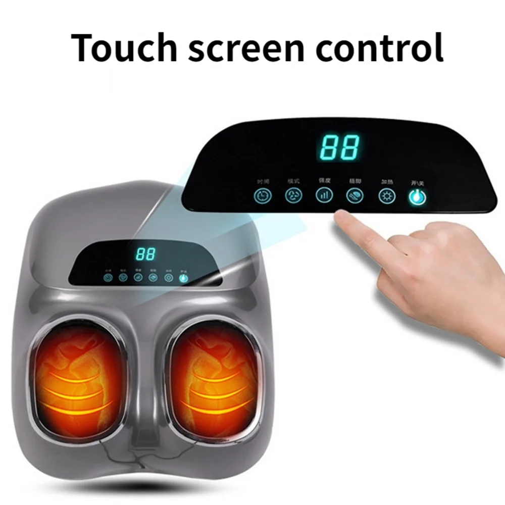 Shiatsu Foot Massage Machine para Pais, Massageador e Aquecedor para os pés, Rolo doméstico, Airbag, Massageador para os pés, 220V, Novo