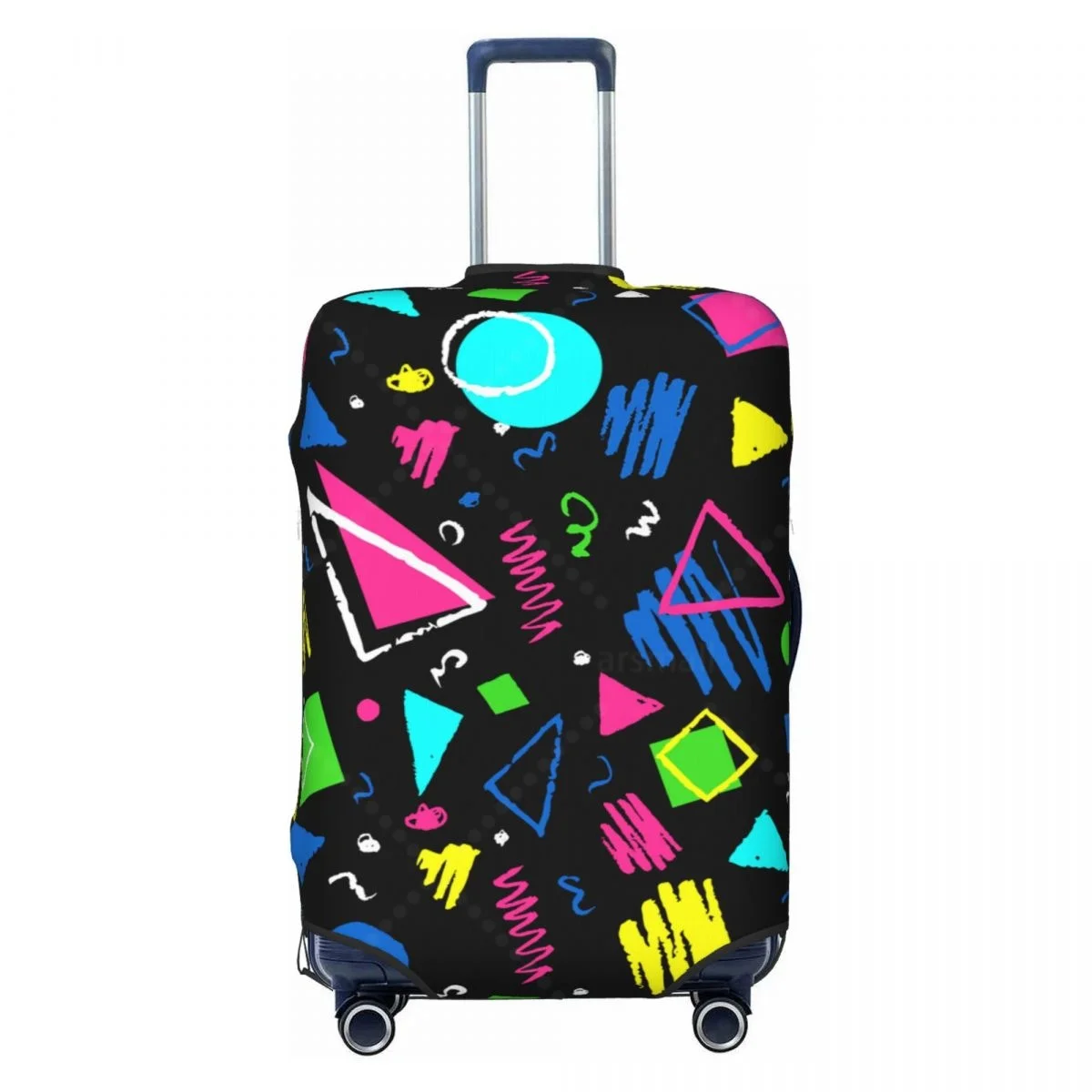 Retro 80s 90s Fanny Pack Luggage Cover Suitcase Protector Thicken Elasticity Dust Covered Anti-scratch Protective Case 18-32
