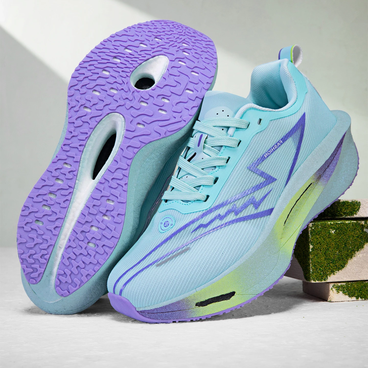 Marathon-Laufschuhe für Herren, Carbon-Platte, Spezial-Sportschuhe, atmungsaktiv, leicht, bequeme Damen-Sportschuhe, Chunta-Sneaker. – Detail 31
