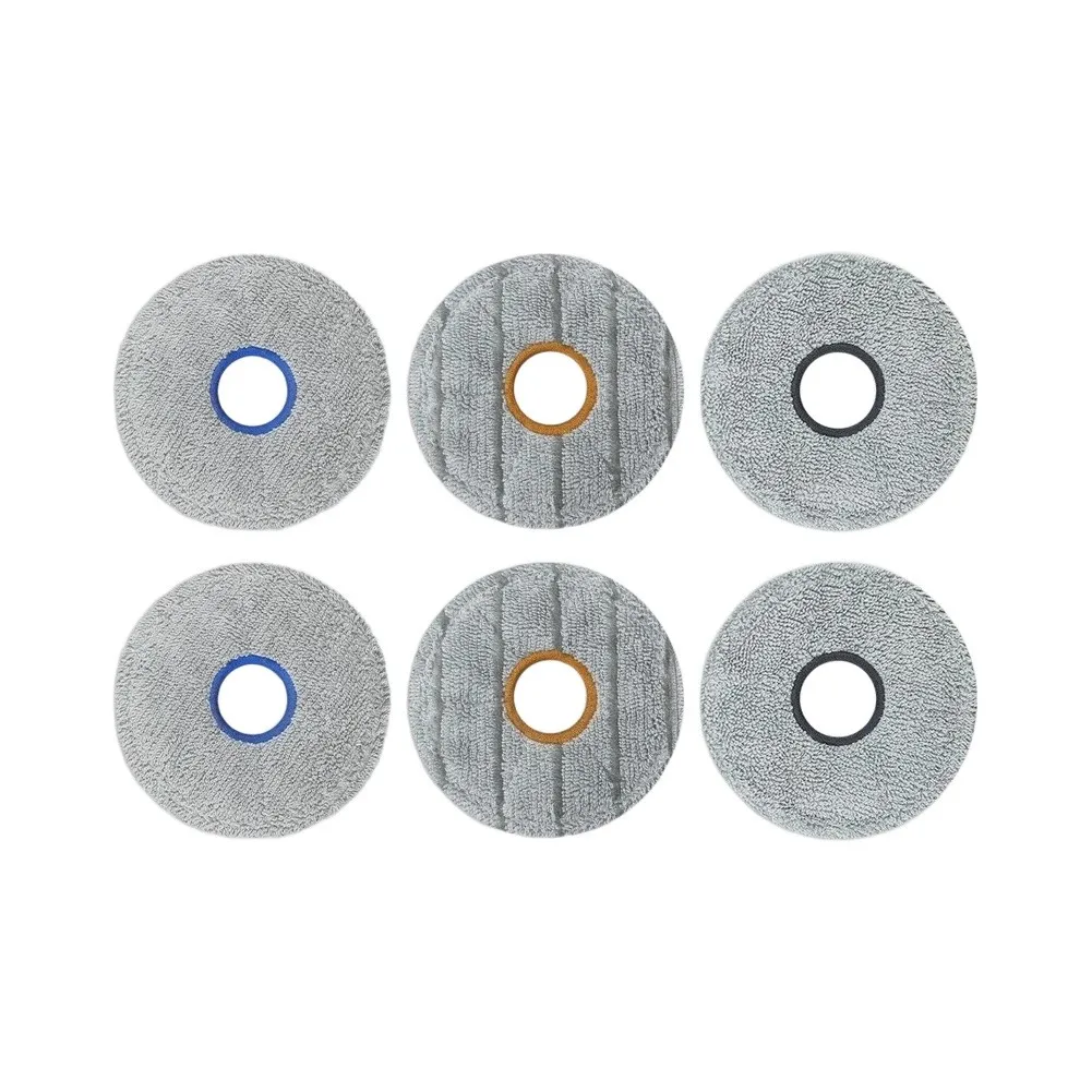 6 pcs Mop Cloths Kit for Dream for s5 Robot For vacuum Cleaner with Three Functional Types for Enhanced Wet Mopping Performance