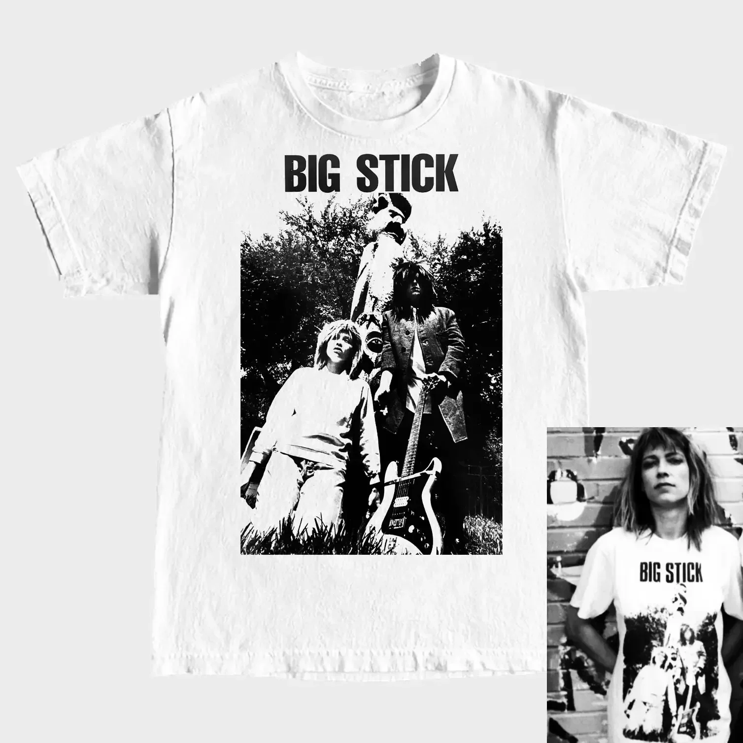 Big Stick T Shirt Worn by Kim Gordon