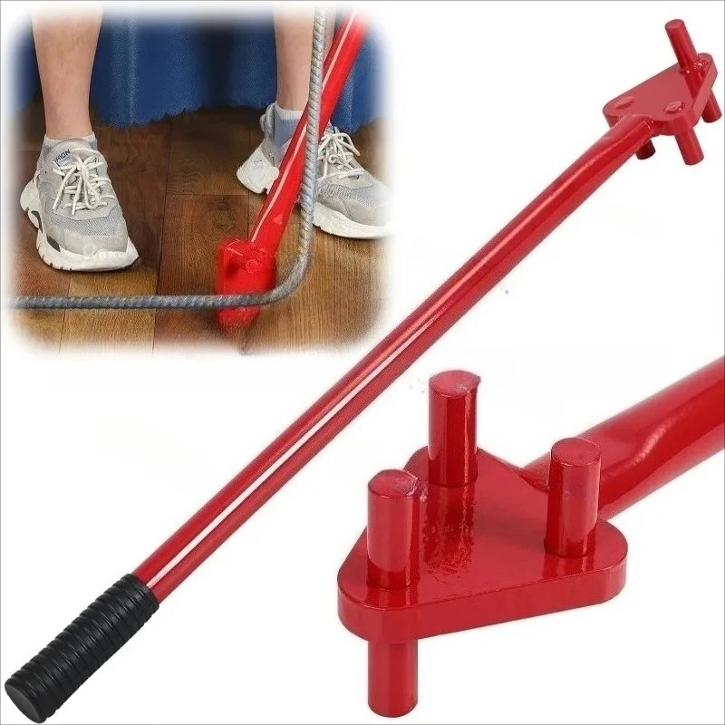 Heavy Duty Manual Steel Tube Bender, Hand Pipe Bending Tool for Rebar and Conduit