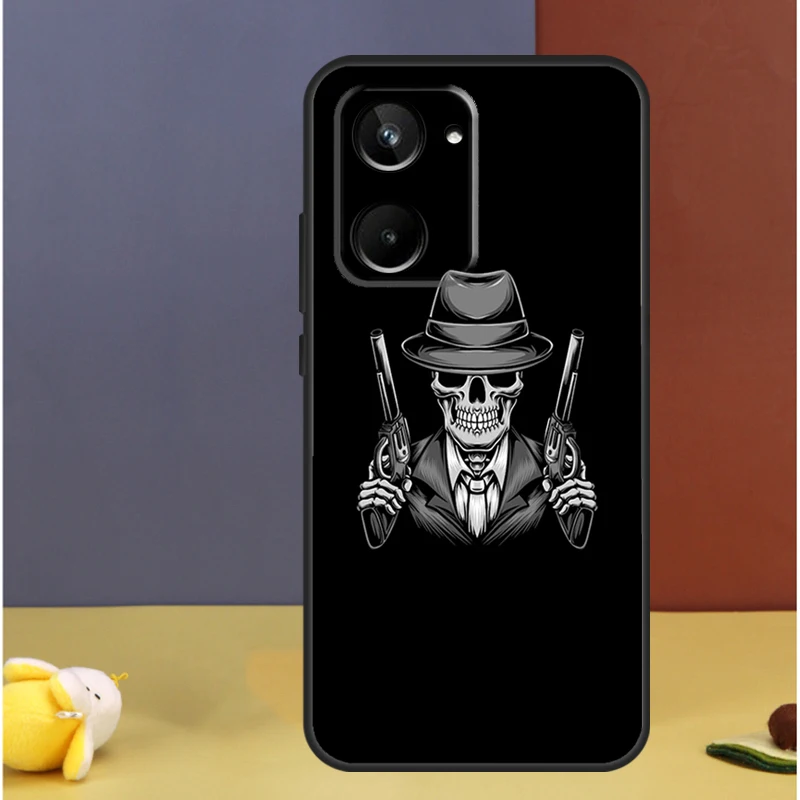 Death Skull Bones Clown Circus For Realme 12 Pro Plus 11 9 10 C55 C53 C51 C33 C31 C30 C25s C21Y C15 C11 GT Neo 5 GT5 Case