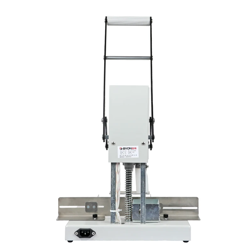 BY-DK10 Economical Single-head Electric Punch 5cm Punching Thickness Two Drill Save Labor Storage Box For Home Store Office