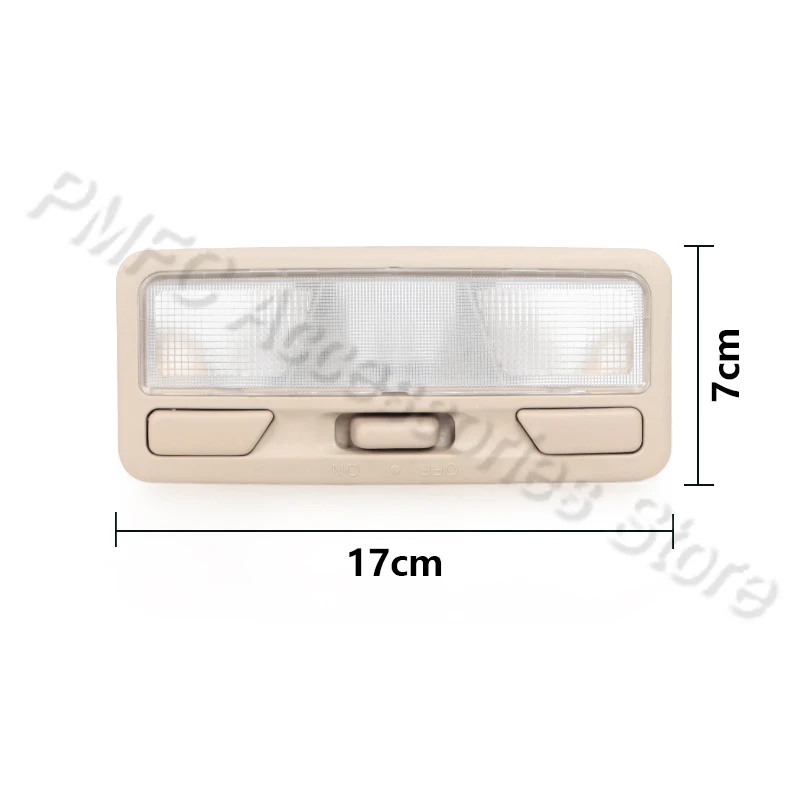 For Mitsubishi Lancer Outlander EX ASX Pajero V73 V77 Front Rear Car Interior Reading Light Dome Light Roof Lamp Grey Beige